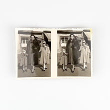 Load image into Gallery viewer, Mujer con 2 niños, Foto Egea, 1953, Ferrol
