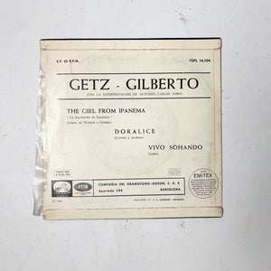 EP. Getz / Gilberto con Antonio Carlos Jobim. The Girl From Ipanema