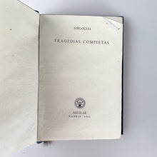 Cargar imagen en el visor de la galería, Tragedias Completas. Sófocles
