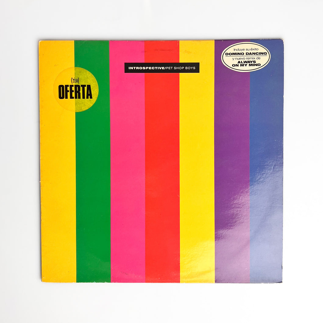LP. Pet Shop Boys. Introspective – falsotecho