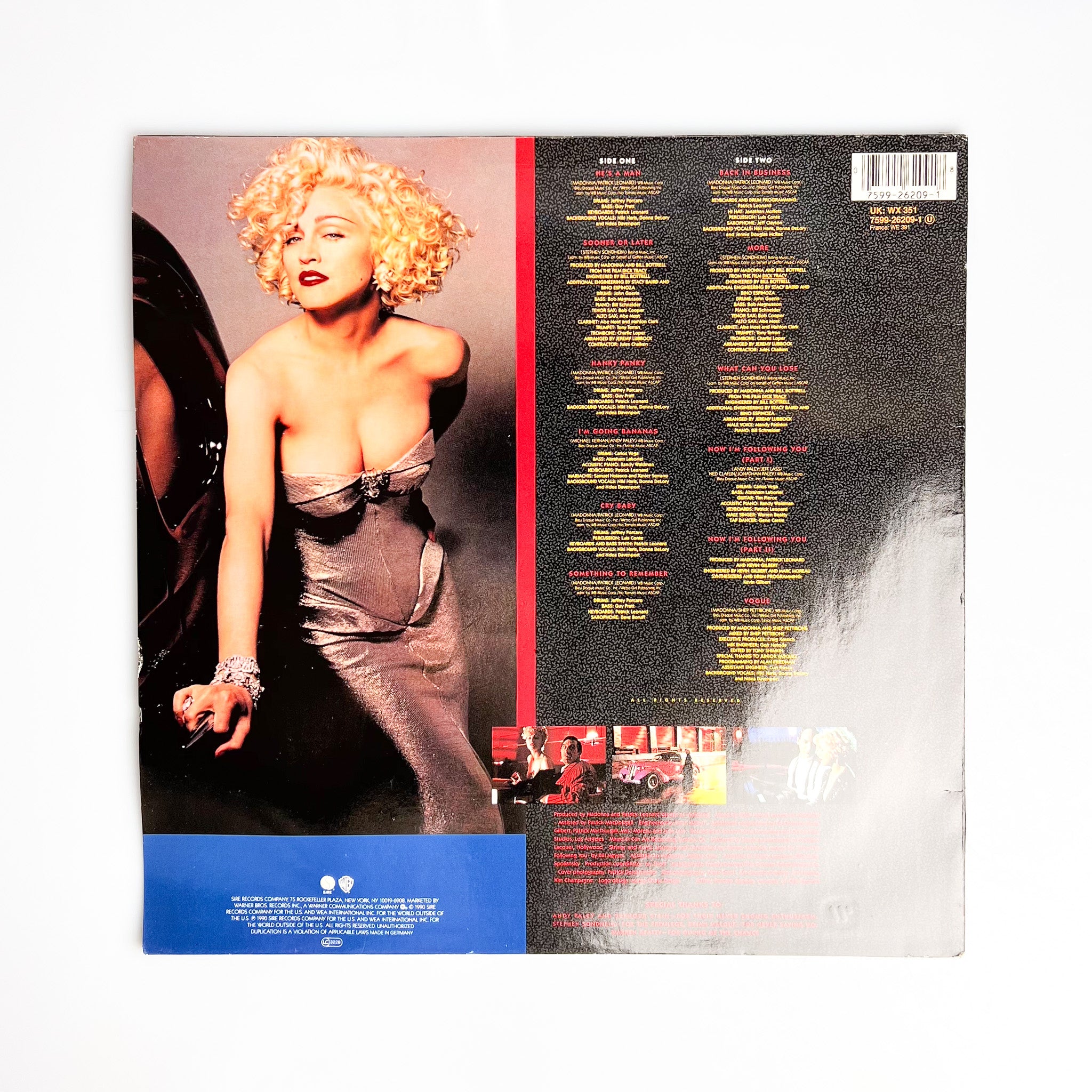 LP. Madonna. I'm Breathless (Music From And Inspired By The Film