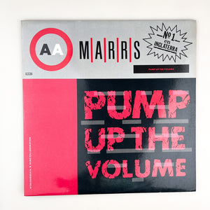 MAXI LP. M|A|R|R|S. Pump Up The Volume