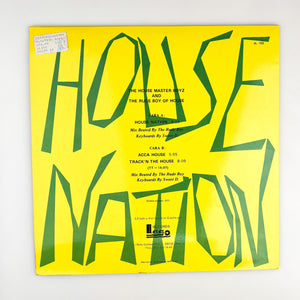 MAXI LP. House Master Boyz And The Rude Boy Of House. House Nation