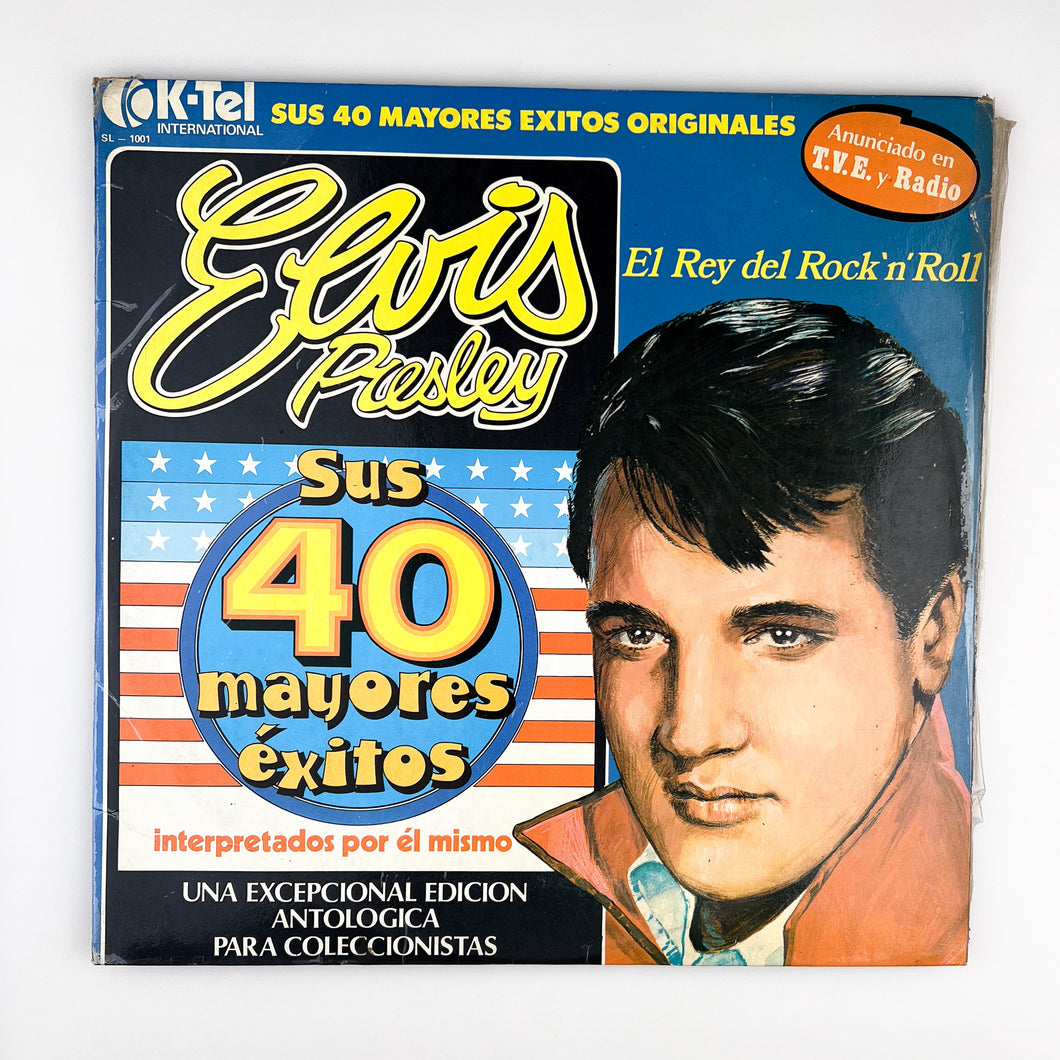 2xLP, Gat. Elvis Presley. Sus 40 Mayores Éxitos