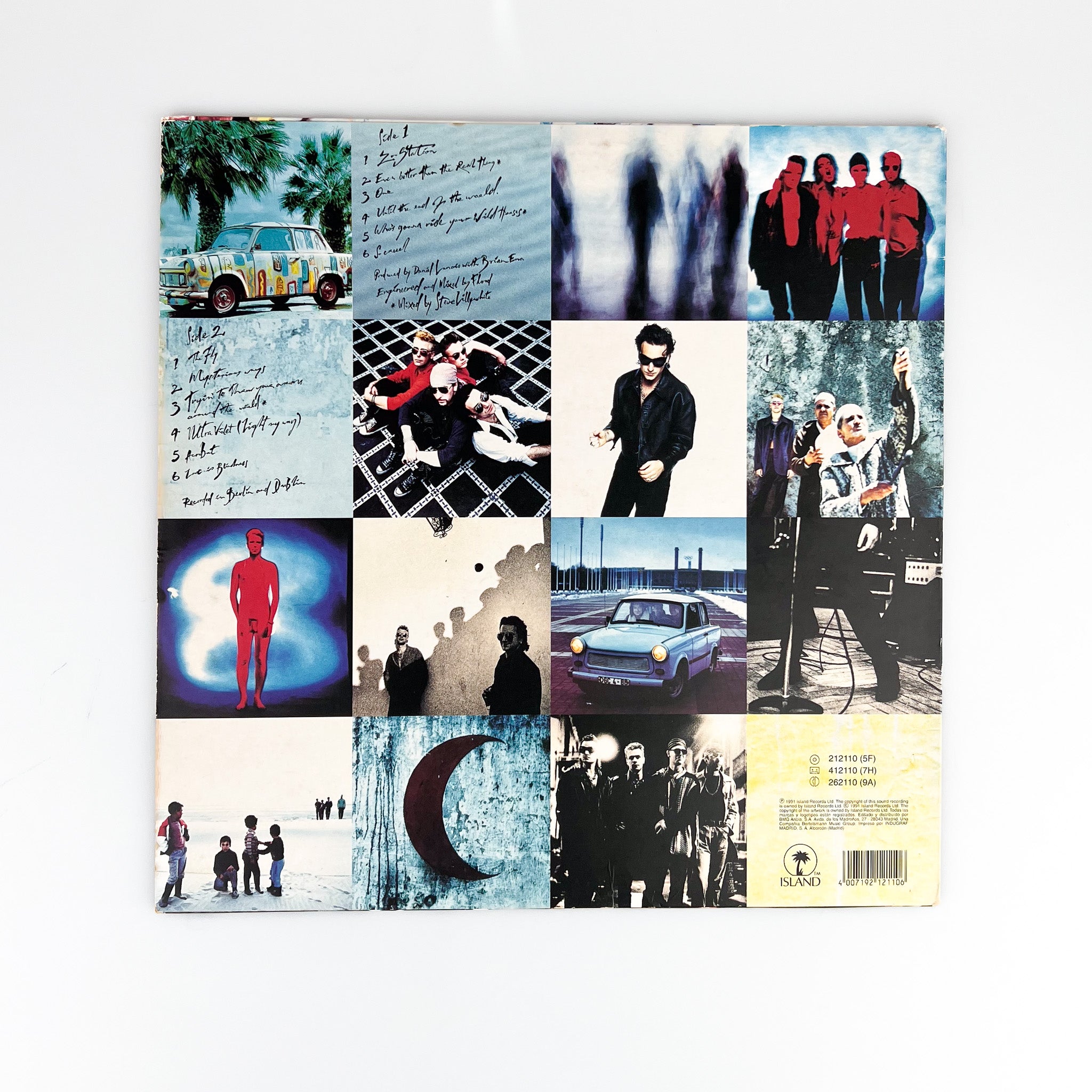 LP. U2. Achtung Baby – falsotecho