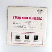 画像をギャラリービューアに読み込む, LP. 1er Festival Mundial de Artes Negras
