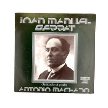 画像をギャラリービューアに読み込む, LP. Joan Manuel Serrat. Dedicado A Antonio Machado, Poeta
