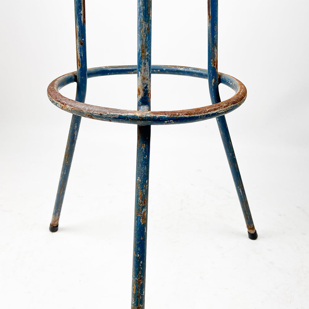 レア　1970s　アメリカ製　ヴィンテージ　スチール　インダストリアル　スツール ヴィンテージ インダストリアル スツール、1970 年代 – falsotecho
