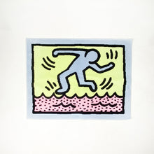 Charger l&#39;image dans la galerie, Tapis de bain fabriqué par Axis avec un design de Keith Haring.
