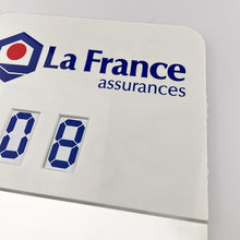 Charger l&#39;image dans la galerie, Calendrier perpétuel publicitaire La France, années 1980
