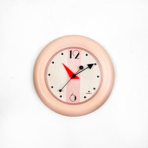 Postmodern wall clock, 1980's 