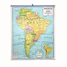 Charger l&#39;image dans la galerie, Mapa Físico y Político de América del sur Dalmau Carles Pla, 1972.
