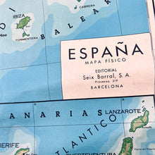 이미지를 갤러리 뷰어에 로드 , Mapa Físico España Seix Barral, 1979
