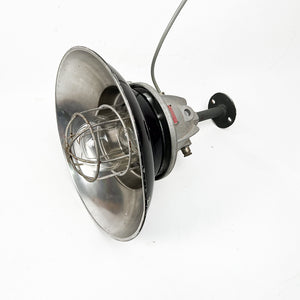 Nortem industrial ceiling lamp, 1970's 