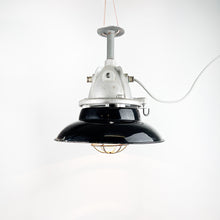 Load image into Gallery viewer, Nortem industrial ceiling lamp, 1970&#39;s 
