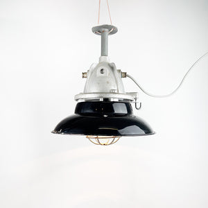 Nortem industrial ceiling lamp, 1970's 