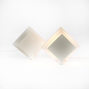 Pair of sconces Plaza model made by Lumiance, 1980's