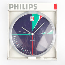 Charger l&#39;image dans la galerie, Horloge murale Philips, années 1980
