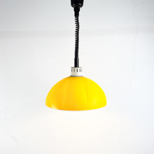 Load image into Gallery viewer, Plastic ceiling lamp with a height-adjustable mechanism, 1970s
 
