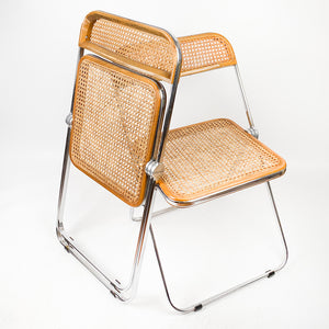 Giancarlo Piretti가 Anonima Castelli를 위해 디자인한 Plia 의자 한 쌍, 1967.