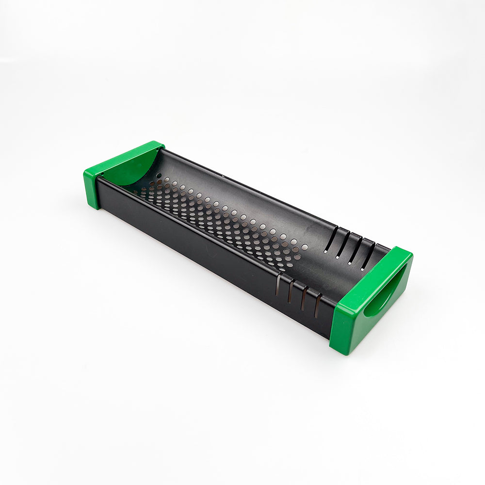 Étui de rangement de bureau vert Slim 924 conçu par Barbieri et Marianelli pour Rexite.