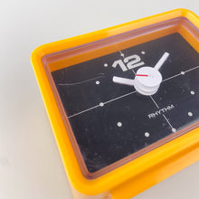 Load image into Gallery viewer, Rhythm table clock, 1980&#39;s 
