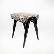 Load image into Gallery viewer, Wood and Leatherette Stool, 1950s 
