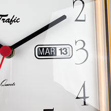 Cargar imagen en el visor de la galería, Reloj de pared con calendario Trafic, 1980&#39;s
