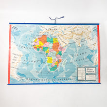 Cargar imagen en el visor de la galería, Mapa Físico y Político de Africa Vicens-Vives, 1977.
