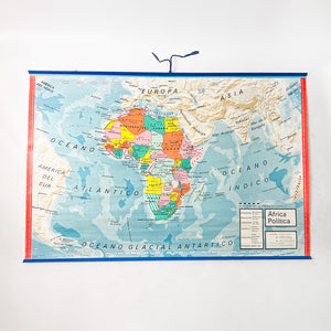 Mapa Físico y Político de Africa Vicens-Vives, 1977.