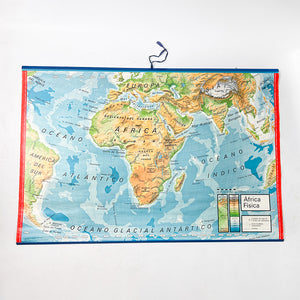 Mapa Físico y Político de Africa Vicens-Vives, 1977.