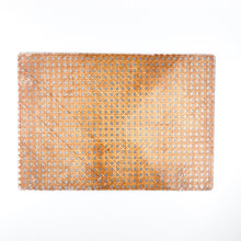 Load image into Gallery viewer, Viennese straw and methacrylate tray, 1980s
