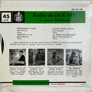 EP. Exitos de Jack Ary y su Orquesta. (VG+/NM-)