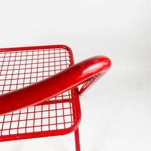 Chaise 085 fabriquée par Federico Giner, années 1970. Rouge.