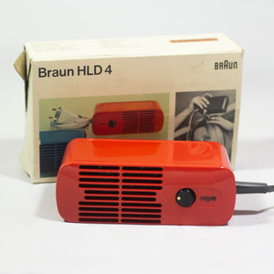 브라운 HLD 4 헤어 드라이어, 디터 람스, 1970. 색상 빨간색.