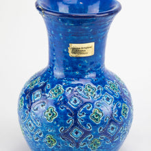 Charger l&#39;image dans la galerie, Vase en céramique italienne Bitossi Rimini Bleu années 70
