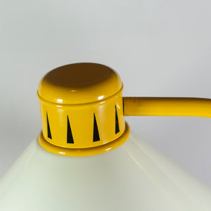 Fase vintage yellow and white Table Lamp, 1980s