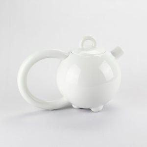 Ceramic Arzberg Teapot, Fantasia serie, Matteo Thun, 1989.