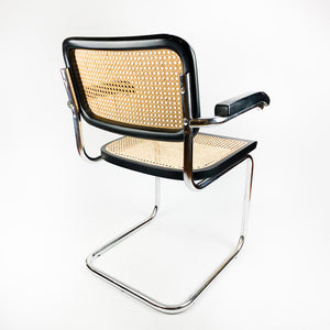 B64 or Cesca chair designed by Marcel Breuer in 1928.