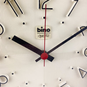 Reloj de pared Bino, 1980's