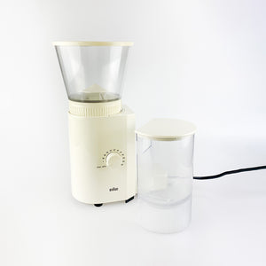 Braun KMM30 coffee grinder designed by Ludwig Littman and Jurgen Greubel  for Braun, 1994 – falsotecho