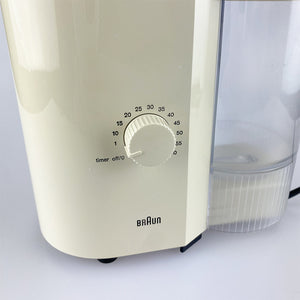 Braun KMM30 coffee grinder designed by Ludwig Littman and Jurgen Greubel  for Braun, 1994 – falsotecho