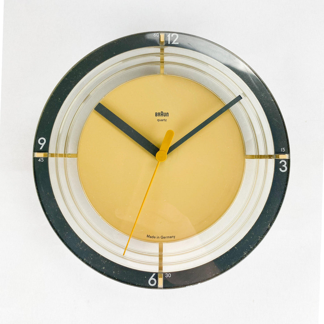 Reloj Pared Braun ABW 21 diseño de Dietrich Lubs, 1987. - falsotecho