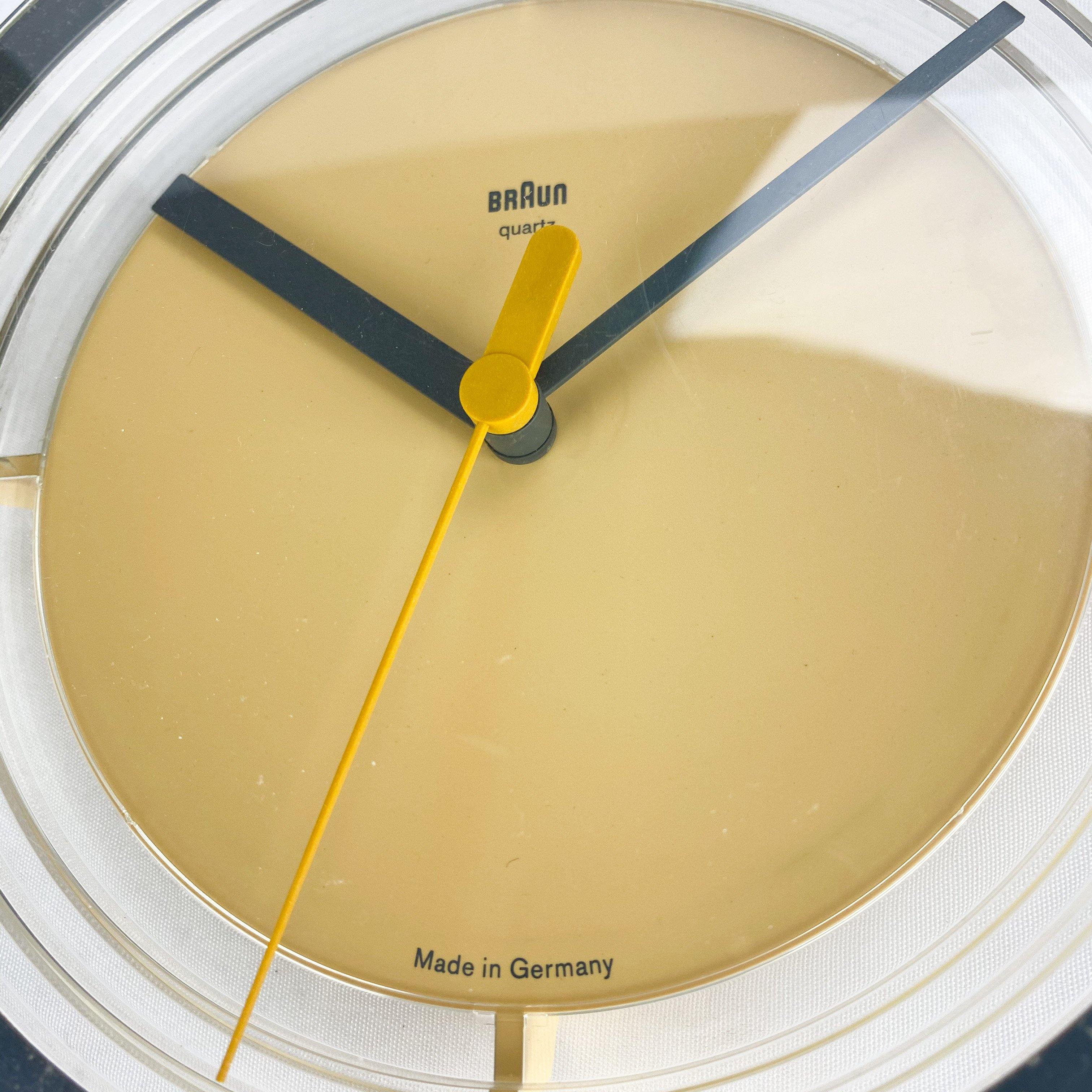Braun ABW 21 Wall Clock design by Dietrich Lubs, 1987. – falsotecho