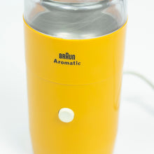 Load image into Gallery viewer, Braun Aromatic CR2 Aromatic Yellow, Reinhold Weiss 1967. Coffee Grinder
