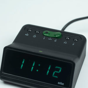 DN30 Alarm Clock designed by Dietrich Lubs for Braun, 1980.