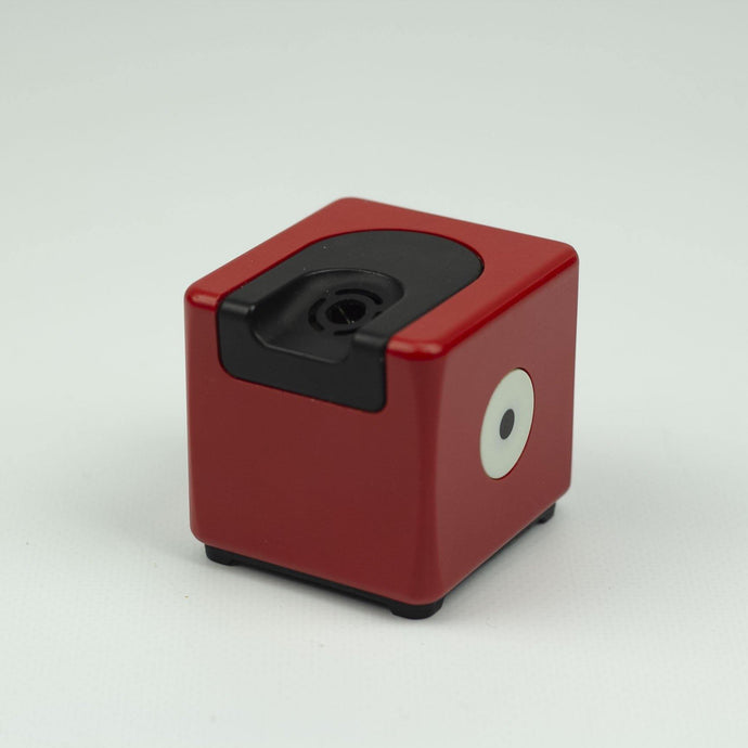 Mechero de sobremesa Braun T3 diseño de Dieter Rams, 1970. Rojo. - falsotecho