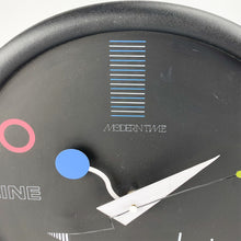 Cargar imagen en el visor de la galería, Reloj de pared diseño de Nicolai Canetti en los años 1980s para Canetti.
