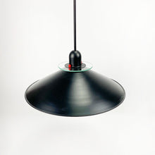 Load image into Gallery viewer, Metal and glass ceiling lamp, 1980&#39;s

