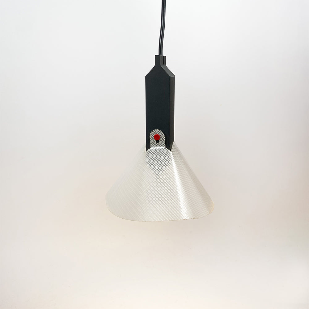 Lámpara de techo Aretusa diseño de Richard Sapper para Artemide, 1986.